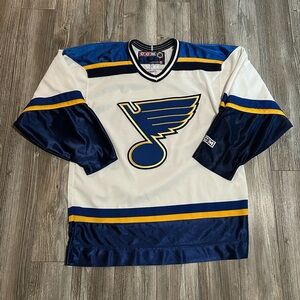 Vintage CCM St.Louis Blues NHL Hockey Jersey Size Medium